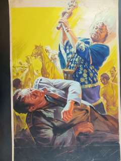 Luigi Martinati | La rivolta del Sudan - Dipinto esecutivo per affisso del film - Page volante - Exemplaire unique | Catawiki