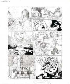 Reculé. Planche originale Castel Armer | BDEnchères