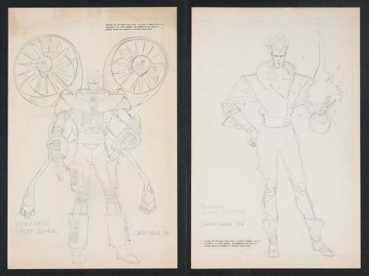 Larry Hama | Original Concept Art for The Beyonder (Secret Wars) by Larry Hama | mycomicshop.com