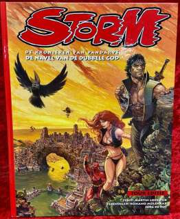Romano - de Vos | Storm 23 - Toureditie - gesigneerd met tekeningen - De kronieken van Pandarve - De navel van de dubbele god - Cartonné - EO - (2007) | Catawiki