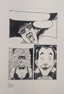 Franco Saudelli | La Bionda - Franco Saudelli - tavola originale cm 24x32 - Page volante - EO - (1987) | Catawiki