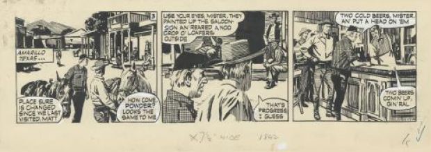 Tony Weare | Matt Mariott, Strip N°03, "Last of the Cattle Barons" | Galerie 9ème Art