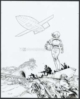 Alain Henriet - Couverture originale - Silbervogel - Dents d‘Ours