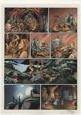 Claude Guth | Trolls, Tome 11, bleu planche 36 | Galerie 9ème Art
