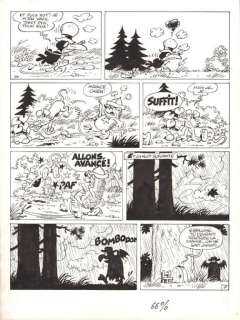 Macherot. Planche originale Sibylline | BDEnchères