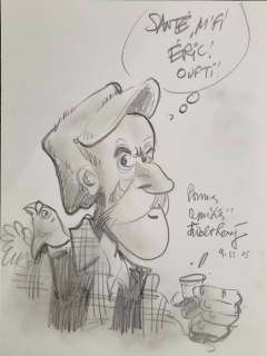 Walthéry | Walthéry, François - Dessin original - Le Vieux Bleu - (2005) | Catawiki