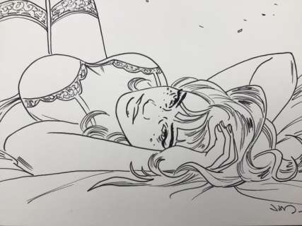 Jim | Jim - Dessin original - Une Nuit à Rome - Marie | Catawiki