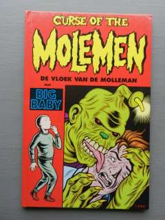 Charles Burns | Charles Burns - Curse of the Molemen / De Vloek van de Molleman - Met prachtige originele tekening - Cartonné - EO - (1991) | Catawiki