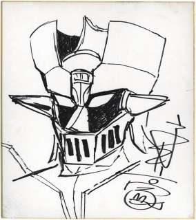 Go Nagai Hand-Drawn Shikishi ’Mazinger Z’ | Mandarake (Big Web)