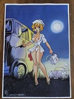 Gürsel, Gürçan - Gürsel, Gürçan - Dessin original couleur - Hommage à Walthéry