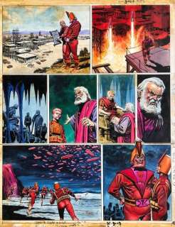 Lawrence, Don | Lawrence, Don Original pagina in kleur - Trigië 5 - De Rode Dood - (1973) | Catawiki