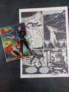 Elena Pianta | Gregory Hunter n. 1 - Elena Pianta - Tavola Originale "Il Ranger dello Spazio" Firmata + Albo a Stampa - (2001) | Catawiki