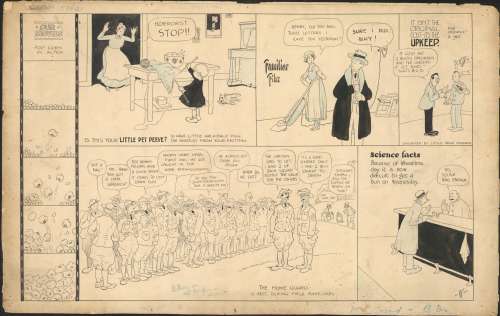 King-Original Comic strip art | Russ Cochran