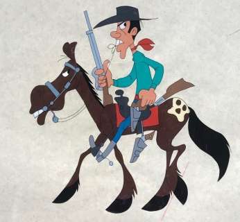 Morris & Studio Belvision | Lucky Luke - 4 Original Production Cels - "Daisy Town" - (1971) | Catawiki