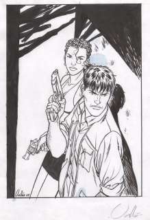 Vallée | Gil St. André, illustration Ã  l’encre de Chine r… | Millon