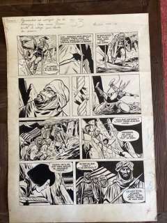 Sirius | Sirius - Planche originale - Les Timour T10 - Le Cavalier sans visage - (1961) | Catawiki