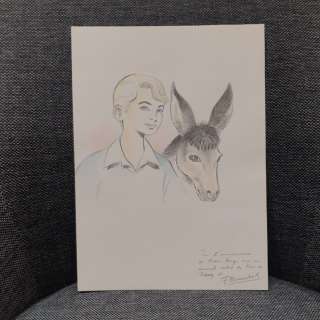 Craenhals, François | Craenhals, François - Dessin original couleur dédicacé - Pom et Teddy | Catawiki