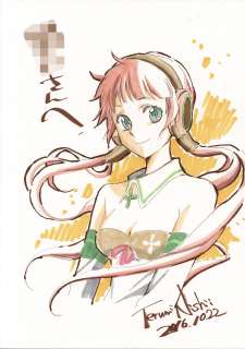 Terumi Nishii Hand-Drawn Color Illustration "GROOVE CATCH" Miu Tenku | Mandarake (Big Web)