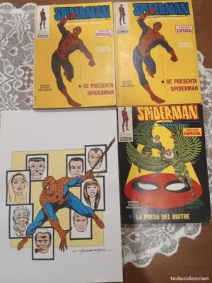 Spiderman a4 Recreacion lopez espi y n1 de 1a y 2a ed n26 vertice | todocoleccion (Buy It Now)
