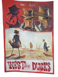 Giulio Rincione | Paperi Disney - Giulio Rincione - West of Ducks - (2018) | Catawiki