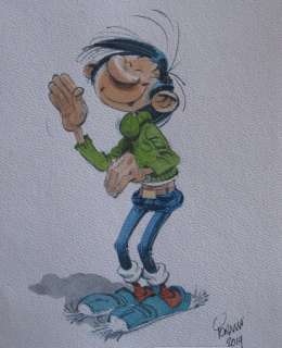 Yoann | Yoann - Originele tekening in kleur - Guust Flater - (2019) | Catawiki