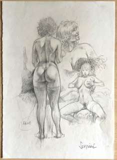 Paolo Eleuteri Serpieri | Serpieri, Paolo Eleuteri - Studio originale - Page volante | Catawiki