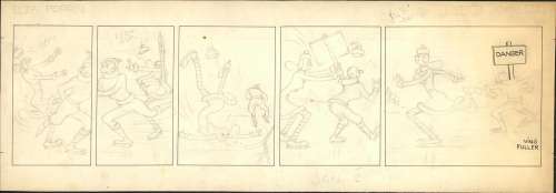 Ving- Elsa Poppin- Original Daily Strip Art | Russ Cochran