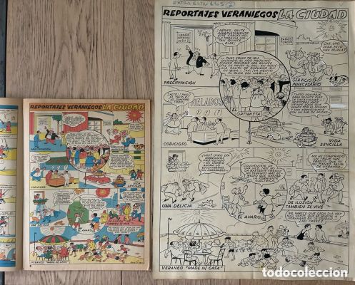 Reportajes veraniegos: la ciudad. TBO | todocoleccion (Buy It Now)
