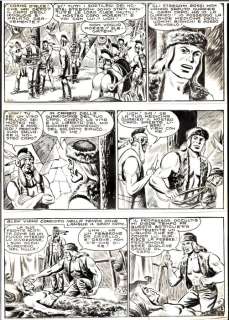 Essegesse | EsseGesse - 2x Tavole Originali - il Grande Blek #89 "All’armi trappers!" - (1962) | Catawiki