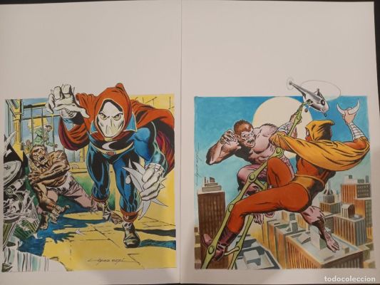 dibujos recreaciones a3 caballero luna werewolf vertice Lopez espi | todocoleccion (Buy It Now)