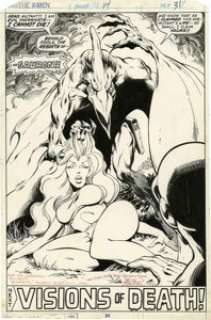 John Byrne and Terry Austin X-Men #114 Sauron Splash Page 31 Original Art (Marvel, 1978). This page is Sauron’s - | Heritage