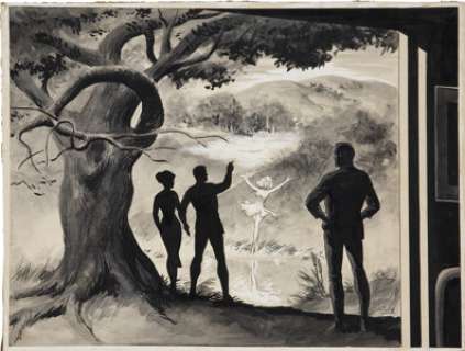 Wally Wood Galaxy Science Fiction Magazine December 1958 Illustration Original Art (Galaxy, 1958). This -