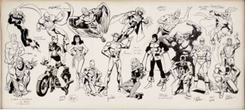 Specialty Illustration: C. C. Beck, Rich Buckler, Steve Ditko, Lee Elias, Carmine Infantino, Fred Kida, Frank -