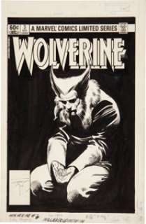 Frank Miller and Joe Rubinstein Wolverine (Limited series) #3 Cover Original Art (Marvel, 1982). Looking for a -