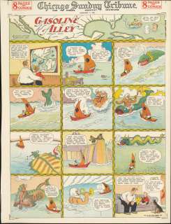 King- Gasoline Alley Sunday Proof (1928) | Russ Cochran