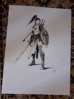 Vax | Vax - Dessin original - La Geste des chevaliers dragon | Catawiki