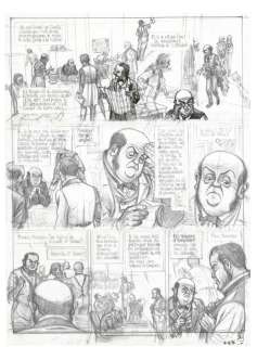 Jamar, Martin | Jamar, Martin - Planche originale crayonnée - Les Voleurs d’Empire T4 - Frappe-misère - (1996) | Catawiki