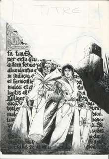 Pontet, Cyril | Pontet, Cyril - Dessin original - Couverture - Maledictis T1 - Les Démons de la Lune - (2001) | Catawiki