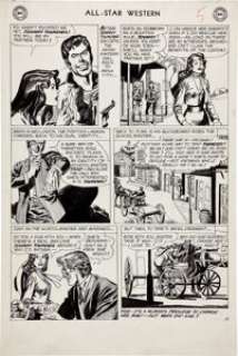 Gil Kane All-Star Western Johnny Thunder Page 5 Original Art (DC, c. 1950s). Johnny Thunder (or John -