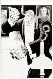 Kevin O‘Neill The League of Extraordinary Gentlemen Vol. II Mr. Hyde Pin-Up Original Art (DC, 2005).  -