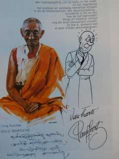 Willy Vandersteen | Suske en Wiske - De Parel in de Lotusbloem met uitgewerkte opdrachttekening - luxe linnen hc - EO - (1997) | Catawiki