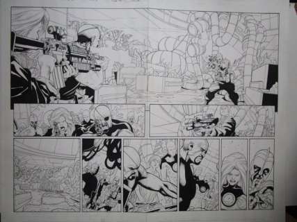 Rafa Sandoval | ULTIMATE DOOM #3 Pages 12/13 - Original Artwork by RAFA SANDOVAL | Catawiki