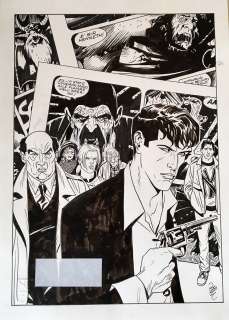 Maurizio Di Vincenzo - Original illustration for Dylan Dog. Cm. 25x35. Ink. Signed. Mint