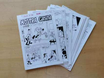 Signoroni | Signoroni - 20x tavole originali - per Cucciolo n. 4 episodio completo "Mostra canina" | Catawiki