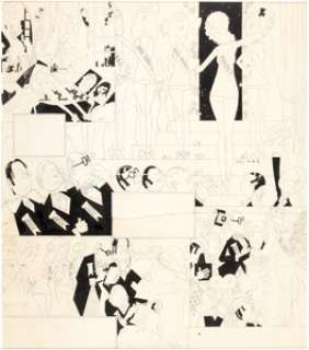 John Held Jr. American Weekly "Margy as Miss America" Illustration Original Art (Hearst, 1928). -