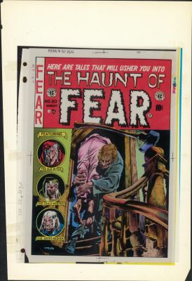 EC LIBRARY PRODUCTION MATERIAL -COVER COLOR KEY GUIDE-The Haunt of Fear No.20 | Russ Cochran