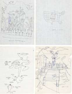 Gary Panter - Pee-wee Herman Movie and TV-Related Memorabilia and Original Art Group (1980s-90s). What a -