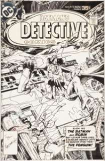 Marshall Rogers Detective Comics #473 Cover Original Art (DC, 1977). The first cover we‘ve ever offered from -