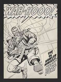 SGT. FURY AND HIS HOWLING COMMANDOS Issue #12 Pin Up
