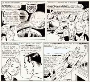 Curt Swan and George Klein Action Comics #304 "The Interplanetary Olympics" Page 12 Original Art - | Heritage